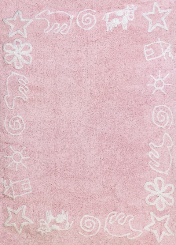 Aratextil moshat� pamutsz�nyeg - 120x160cm r�zsasz�n sz�l�n csillagos, h�zik�s