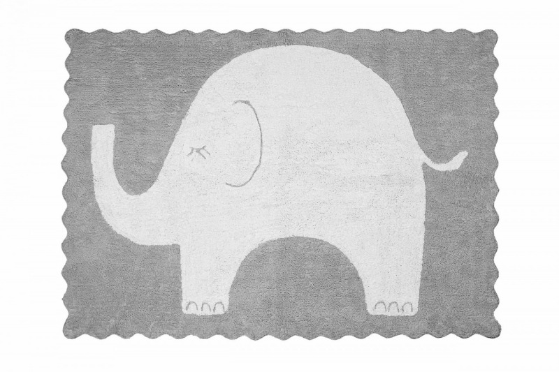 Aratextil moshat� pamutsz�nyeg - 120x160cm sz�rke elef�nt