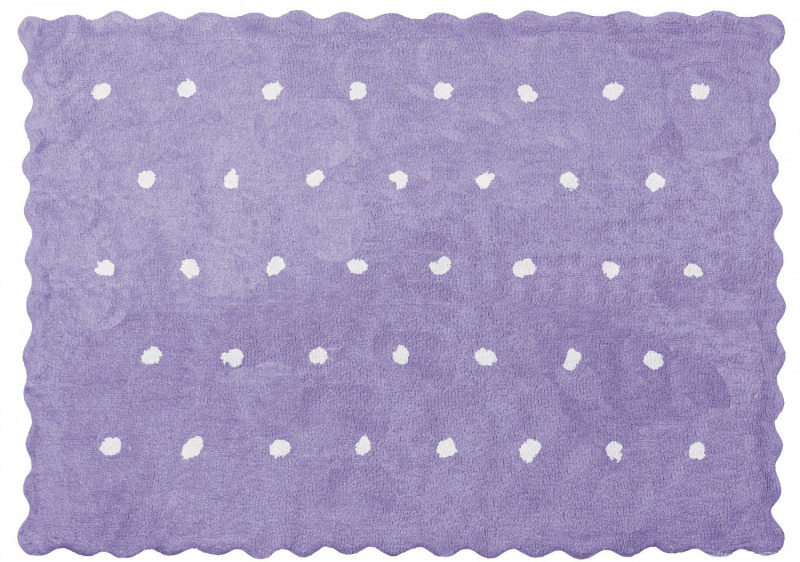 Aratextil moshat� pamutsz�nyeg - 120x160cm lila apr� p�tty�s