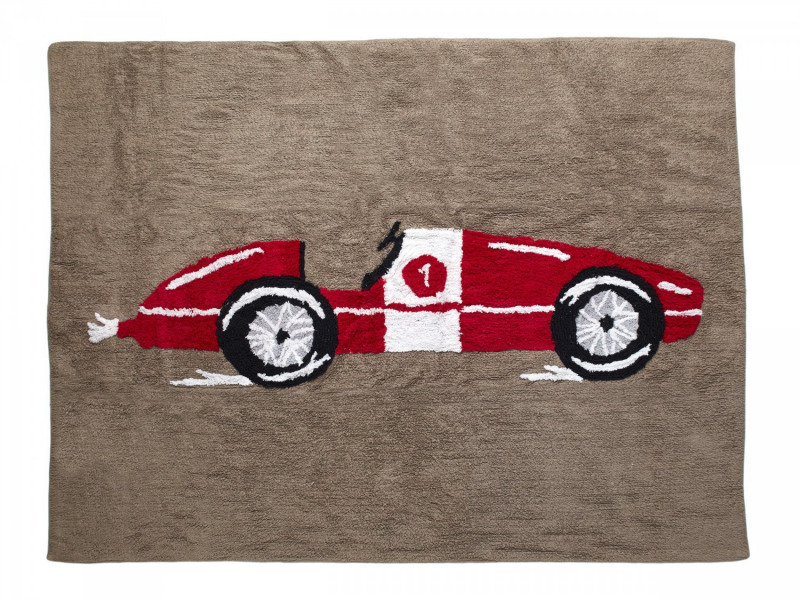 Aratextil moshat� pamutsz�nyeg - 120x160cm piros versenyaut�