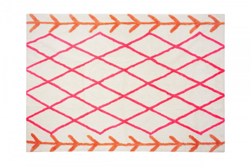 Aratextil moshat� pamutsz�nyeg - 140x200cm pink, narancs Kabila nagy