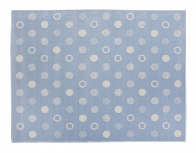 Aratextil acryl sz�nyeg - 140x200cm k�k karik�s, p�tty�s nagy