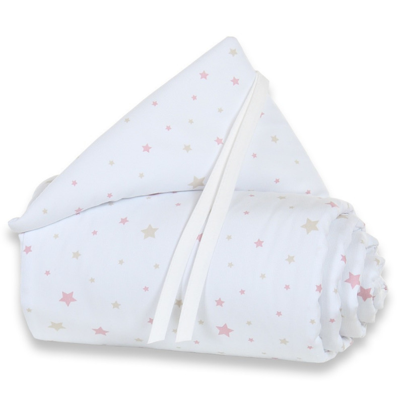 Babybay Maxi-Boxspring fejv�d� - eper/sand csillagos