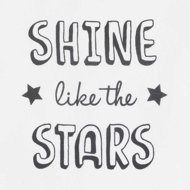 Jollein body - 62-68 feh�r/Stars