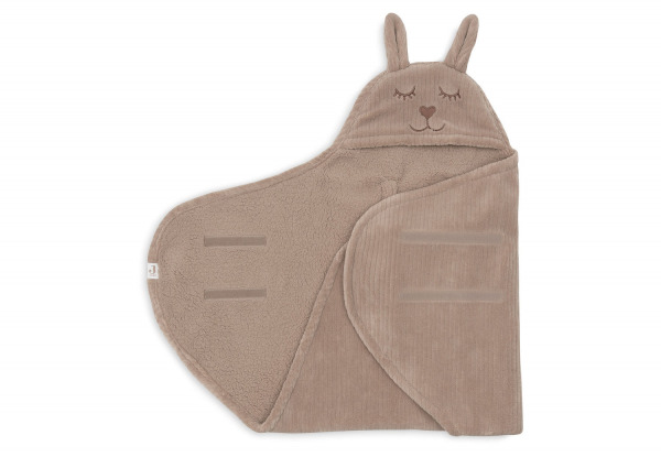 Jollein wrap takar� - Bunny Cloudy Rib Milky Coffee