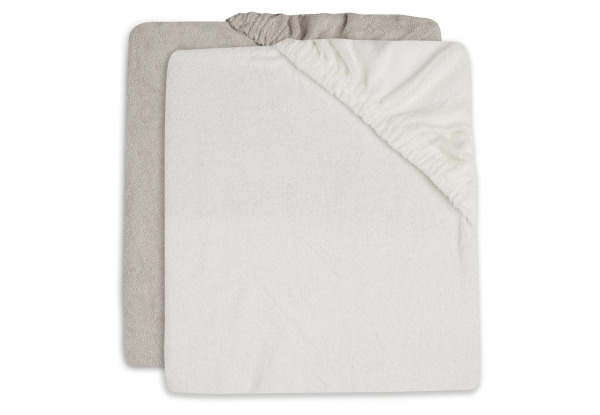 Jollein pelenk�z�matrac huzat frott�r  - 50x70 cm Ivory/Nougat