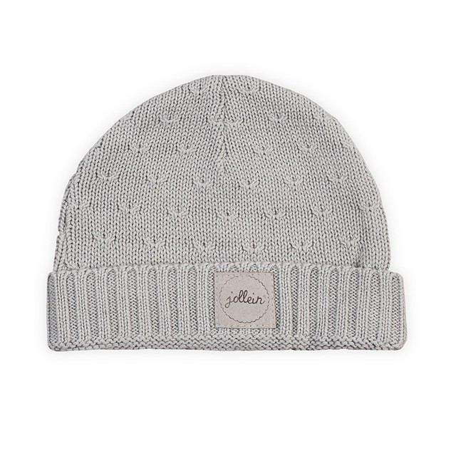Jollein sapka - 2-9 h� Soft knit light grey