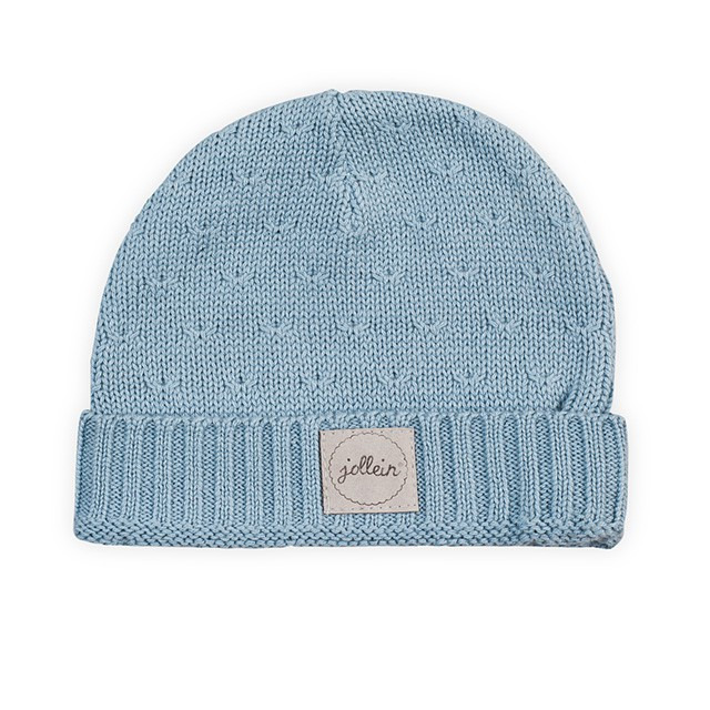 Jollein sapka - 9-18 h� Soft knit soft blue