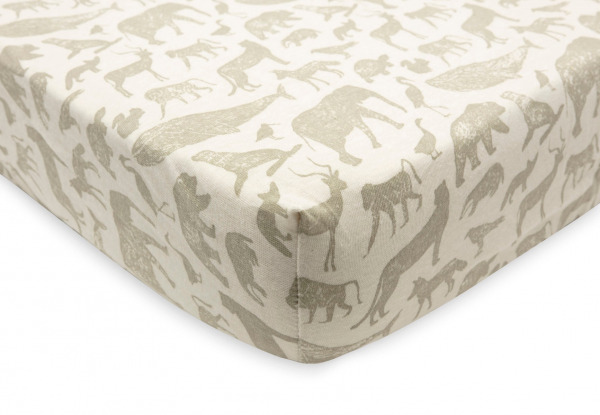 Jollein leped� b�lcs�  - 40/50x80/90 cm Jersey Animals Olive Green