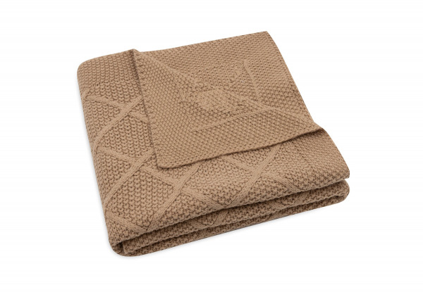 Jollein takar�  - 75x100 cm Check Knit Biscuit