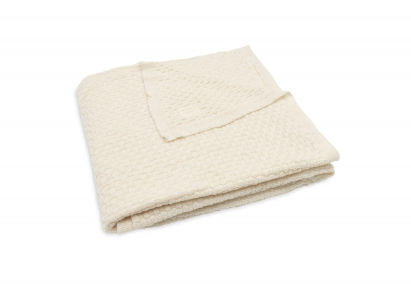 Jollein takar�  - 100x150 cm Weave Knit Merino wool Oatmeal