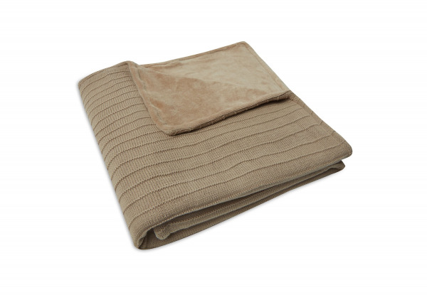Jollein takar�  - 100x150 cm Pure Knit Biscuit/Velvet