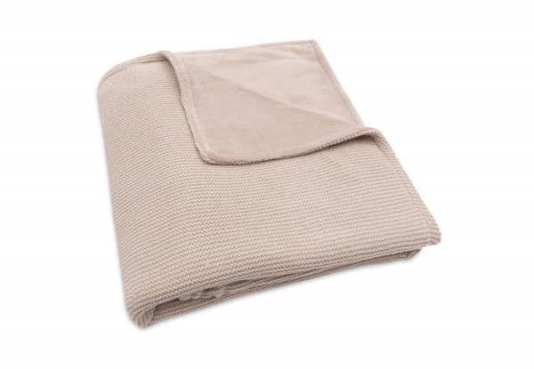 Jollein takar�  - 100x150 cm Basic Knit Wild Rose/Fleece