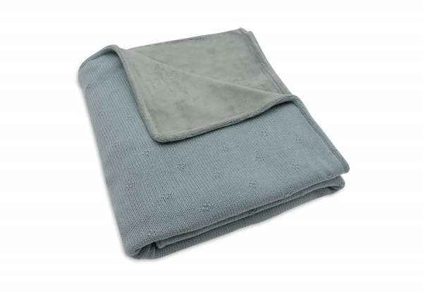Jollein takar�  - 100x150 cm Cosy Knit Sea Green/Velvet