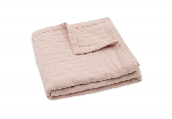 Jollein takar  - 75x100 cm muslin cot Jacquard Wild Rose