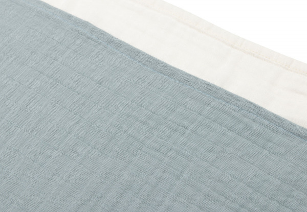 Jollein textilpelenka  - 70x70 cm See green/Ivory