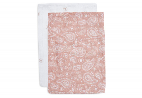 Jollein mosd�keszty� muslin  - Paisley & Halo Rosewood