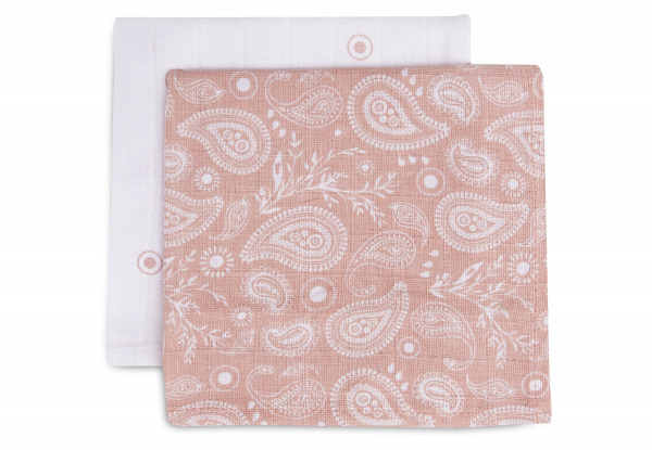 Jollein arct�rl� muslin  - Paisley & Halo Rosewood