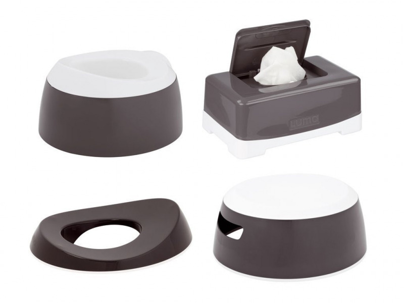 Luma toalett tr�ning szett - Dark Grey