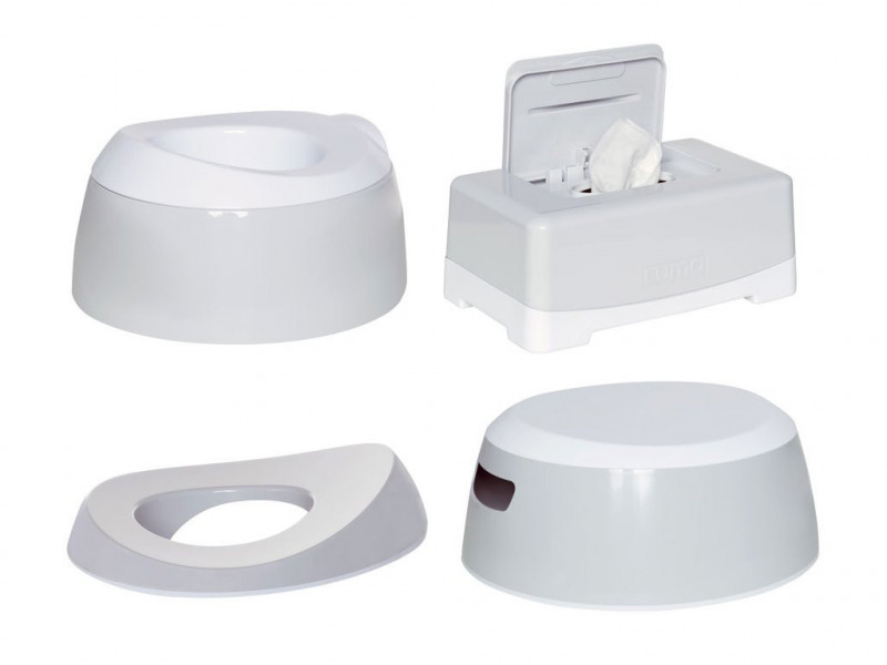 Luma toalett tr�ning szett - Light Grey