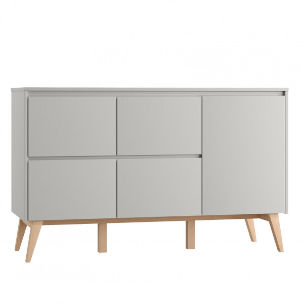 Pinio Swing komd - 4 fikos + 1 ajts Grey