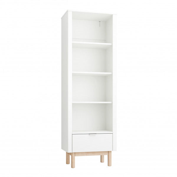 Pinio Miloo k�nyvszekr�ny - magas White