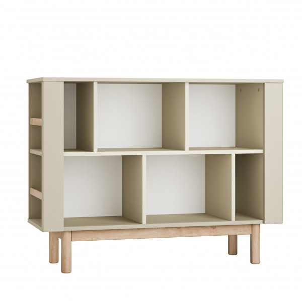 Pinio Miloo k�nyvszekr�ny - alacsony Champagne