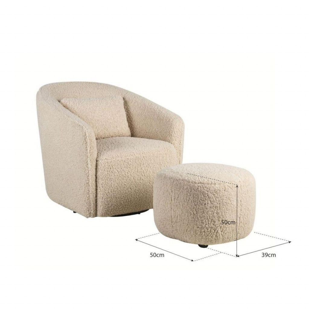 Quax ottomán lábtartó Gomi fotelhoz 4